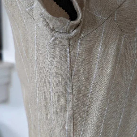 Pyne & Smith no. 16 in Creme Pinstripe, size Small - Picture 6 of 8